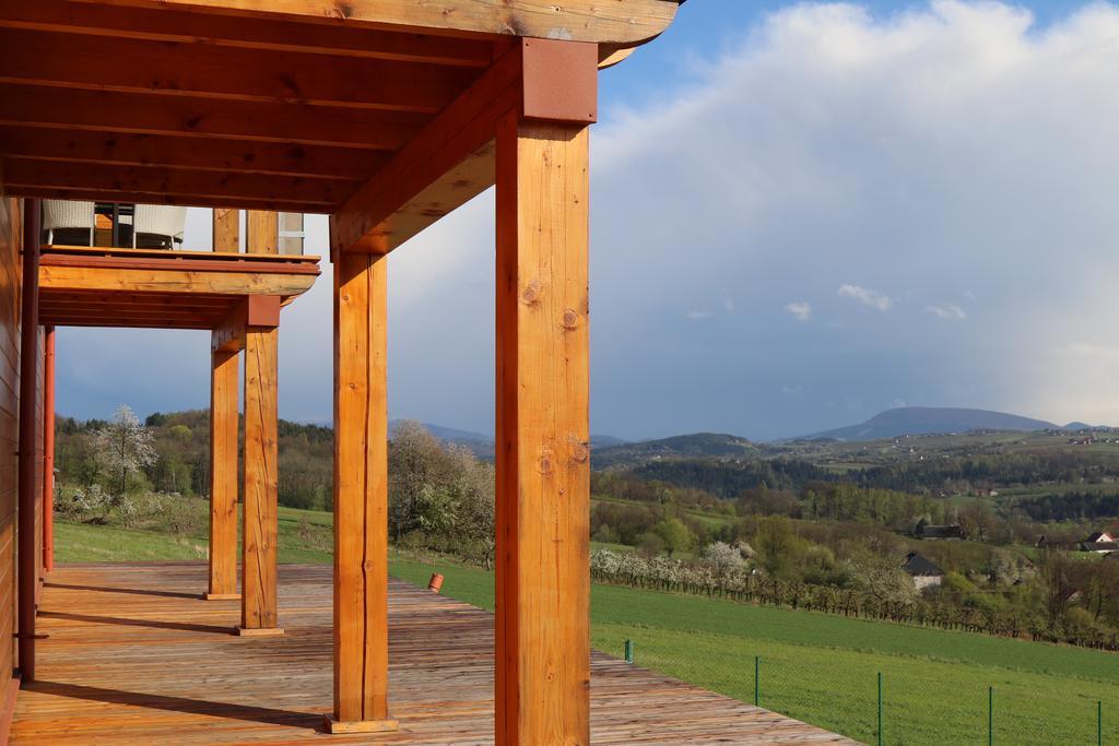 Fantastic View Vineyard Beskid Mountains Gruszow  Exterior photo